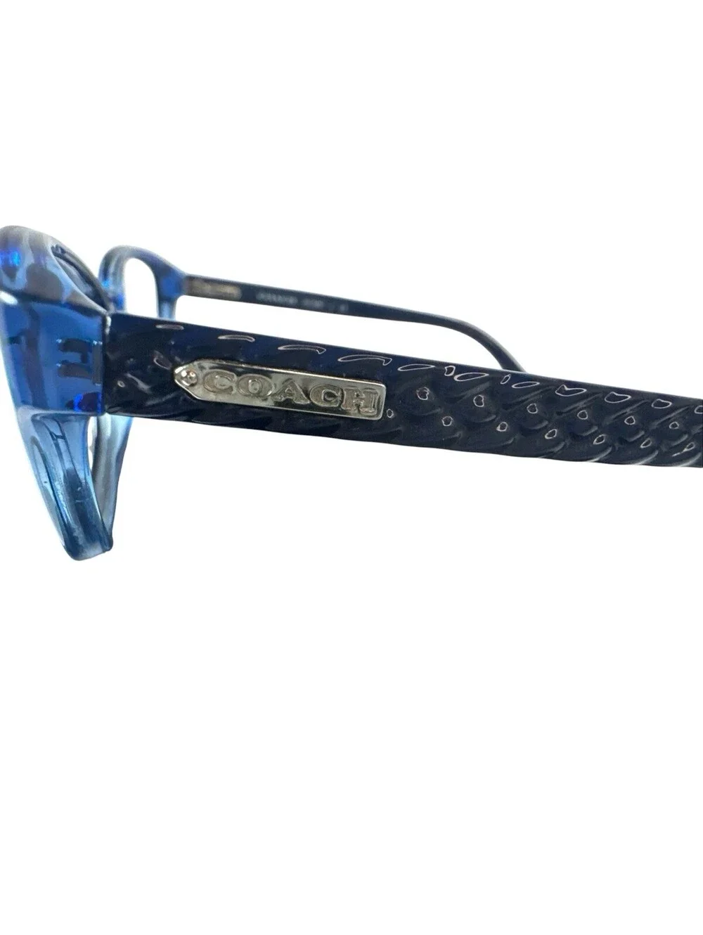 Coach Eyeglasses, Frames Only, HC 6067 5290, 50-16-135, Plastic, Blue Gradient